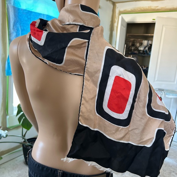 Michele Morgan Silk scarf, made in Paris, - Picture 6 of 6